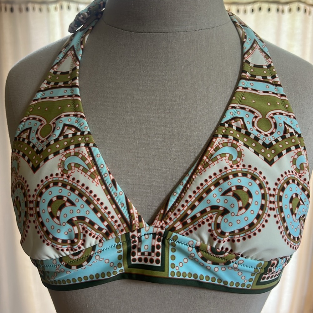 J. Crew Trastevere Boho Halter Bikini Top medium